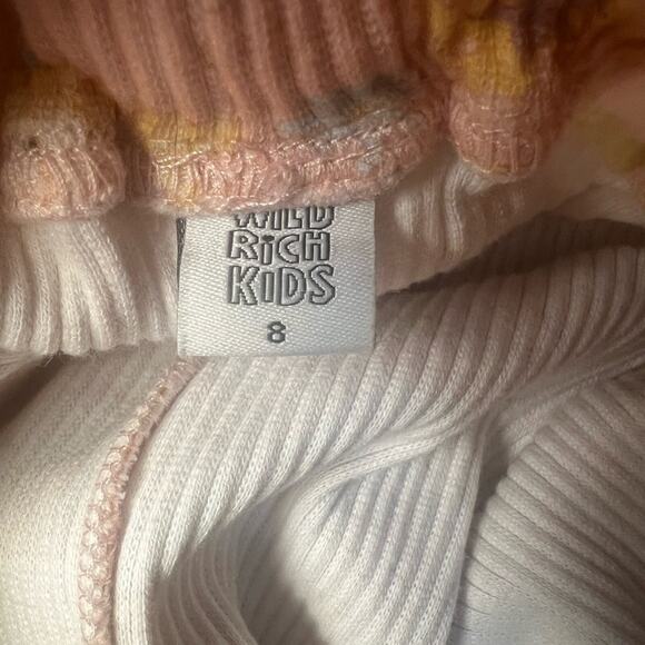 Wild Rich Kids Pastel Pink Soft Ribbed Rapunzel Tangled Disney Shorts Size 8 - Picture 4 of 4